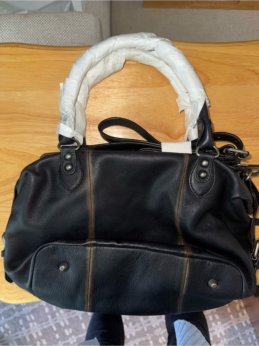 BABY EMERSON TOTE - BLACK (RARE) this color is no sold at FP ❤️ NWT - Picture 3 of 4